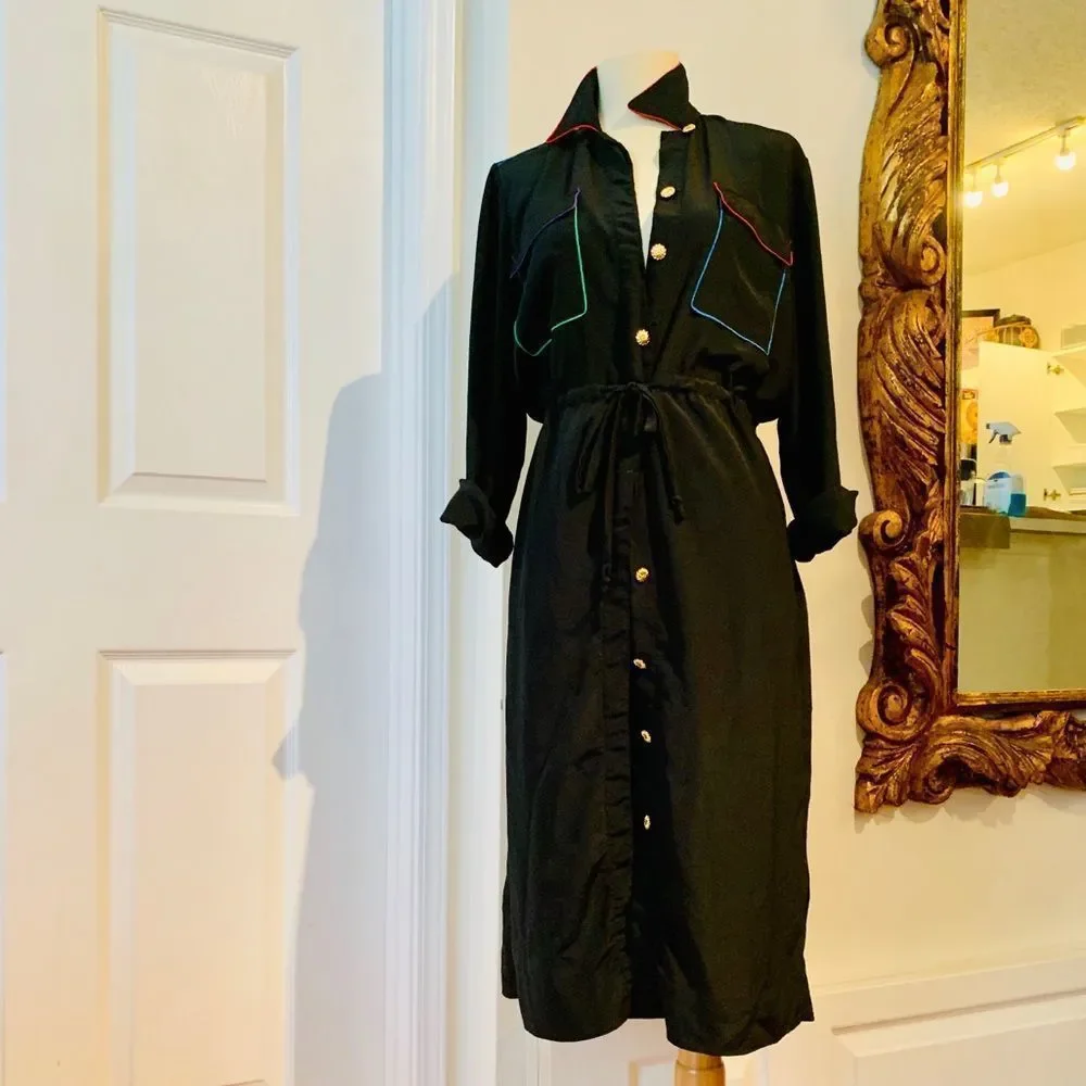 VINTAGE FRANCES HENACHAN DRESS - Picture 4 of 5
